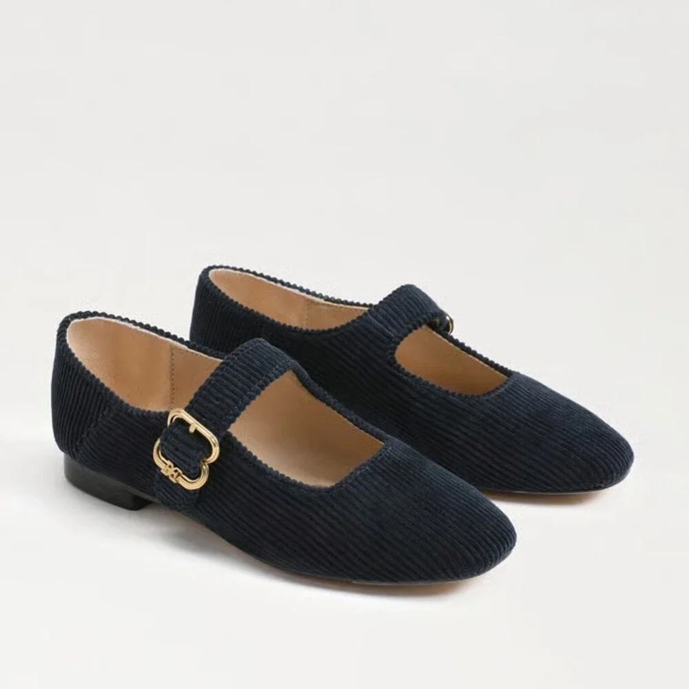 Sam Edelman Michaela I2886F5401 Flats Girls US 11 M Navy Mary Jane HTAT1761
